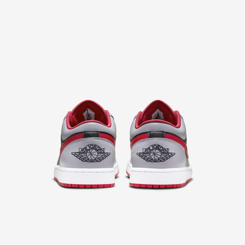 Air Jordan 1 Low, Negro/Gris Cemento/Blanco/Rojo Fuego, hi-res