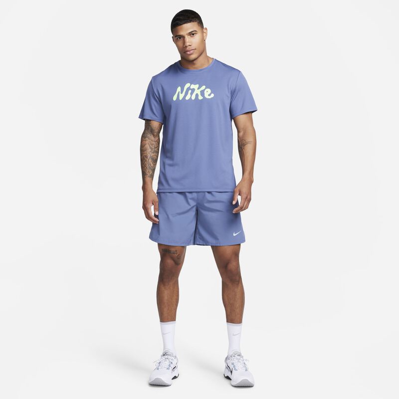 Nike Dri-FIT UV Miler Studio '72, Azul difuso/Avalancha lima, hi-res