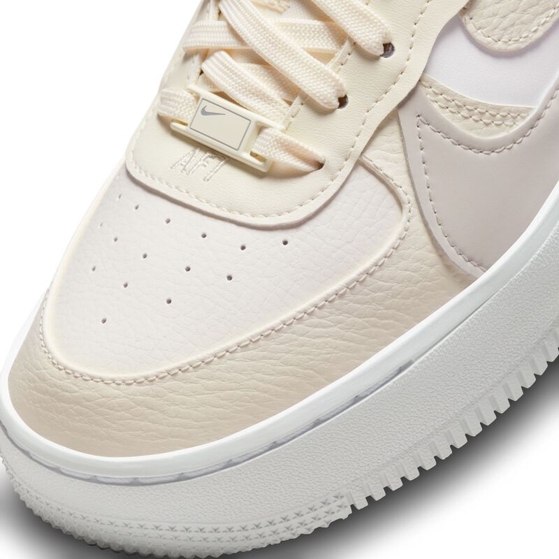 Nike Air Force 1 PLT.AF.ORM, Marfil pálido/Marrón ocre claro/Blanco/Blanco Cumbre, hi-res