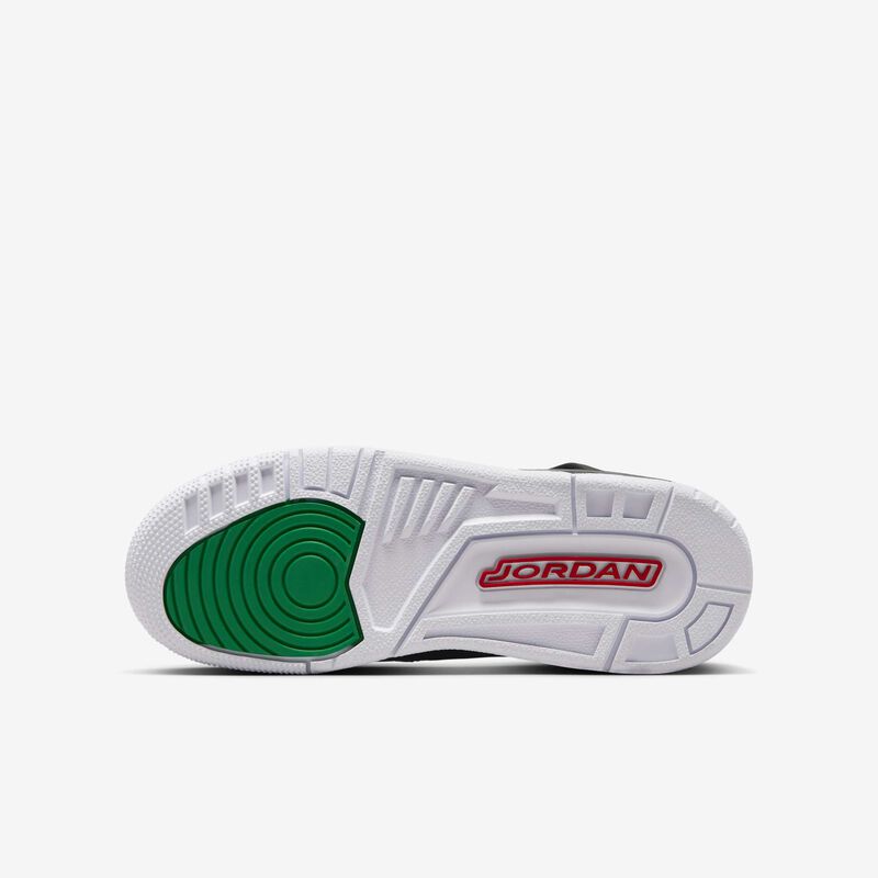 Jordan Spizike Low, Negro/Verde Clásico/Blanco/Rojo Universitario, hi-res