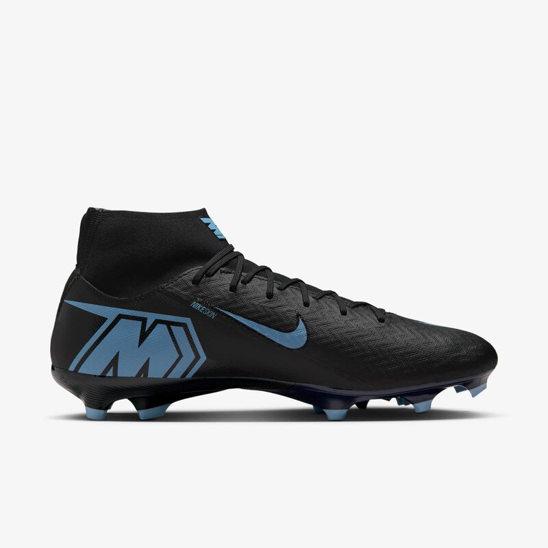 Nike Mercurial Superfly 10 Academy, Negro/Azul Hielo, hi-res