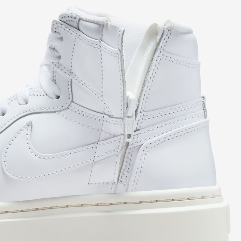 Air Jordan 1 Elevate High SE, Blanco/Vela/Marrón claro goma/Blanco, hi-res