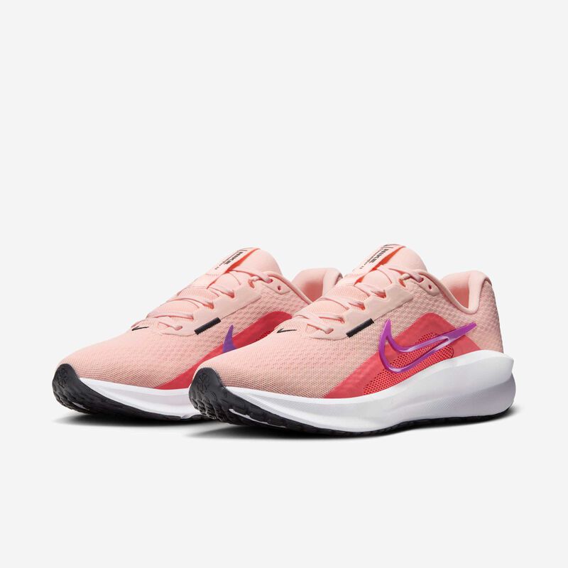 Nike Downshifter 13, Coral Lavado/Brasa Mágica/Negro/Morado Vivo, hi-res