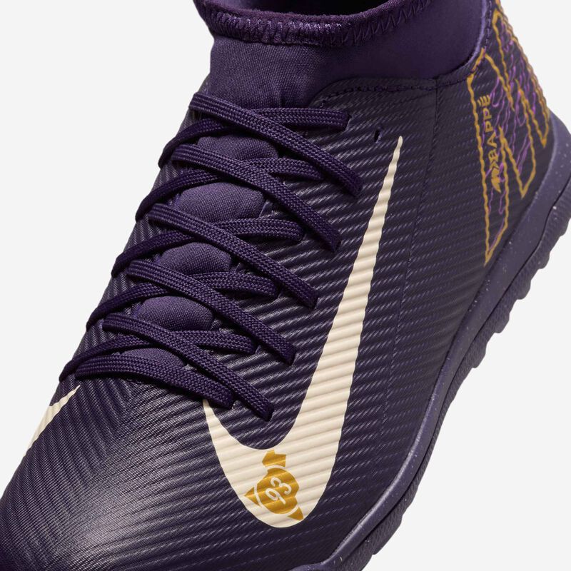 Nike Jr. Mercurial Superfly 10 Academy "Kylian Mbappé", Morado Grandioso/Marfil Pálido, hi-res