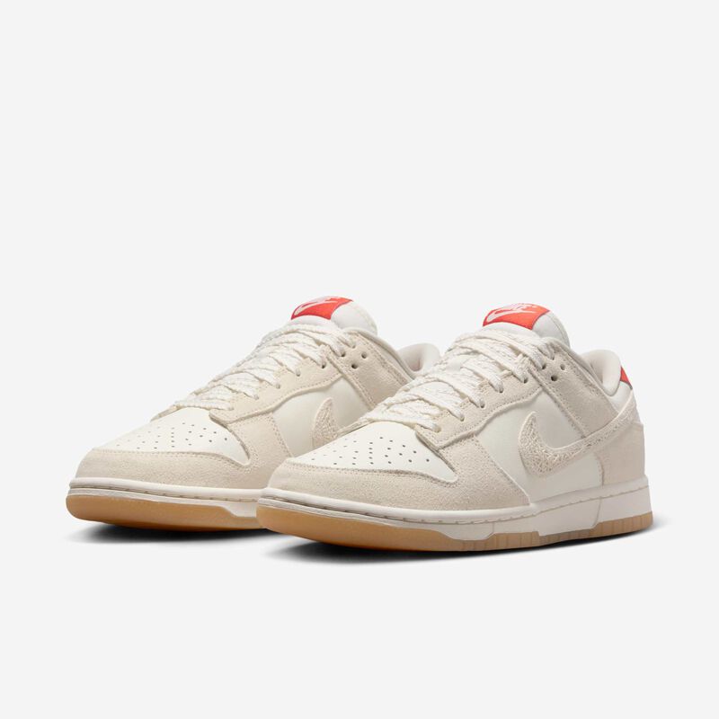 Nike Dunk Low, Vela/Rojo Picante/Lino/Marfil Pálido, hi-res
