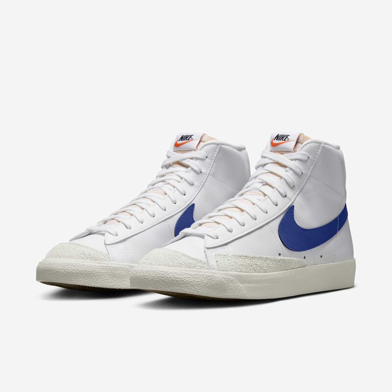 Nike Blazer Mid '77 Vintage, Blanco/Blanco Cumbre/Vela/Azul Royal Intenso, hi-res