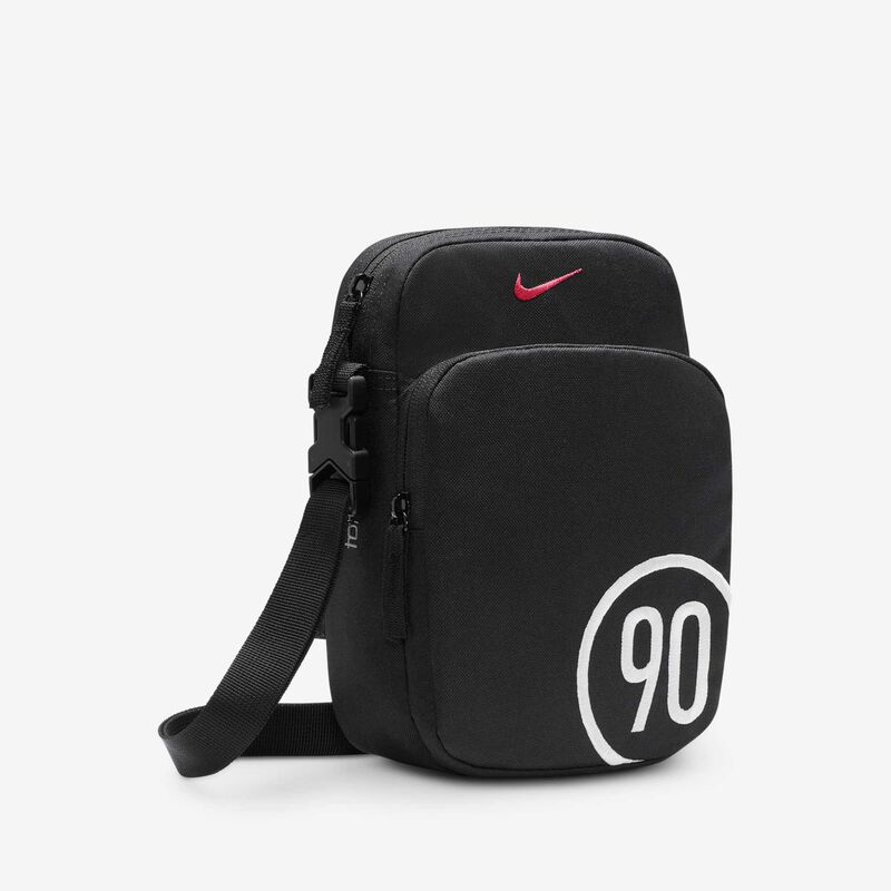 Nike Heritage Total 90, Negro/Negro/Rojo gimnasio, hi-res