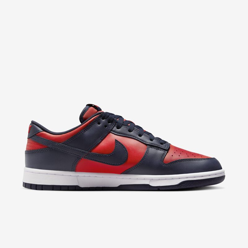 Nike Dunk Low Retro, Rojo Universitario/Blanco/Obsidiana, hi-res