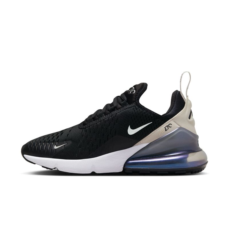Nike Air Max 270, Negro/Fantasma/Rosa feroz/Plata metalizado, hi-res