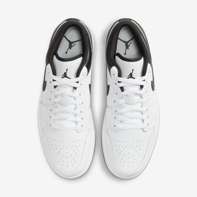 Air Jordan 1 Low, Blanco/Blanco/Negro, hi-res