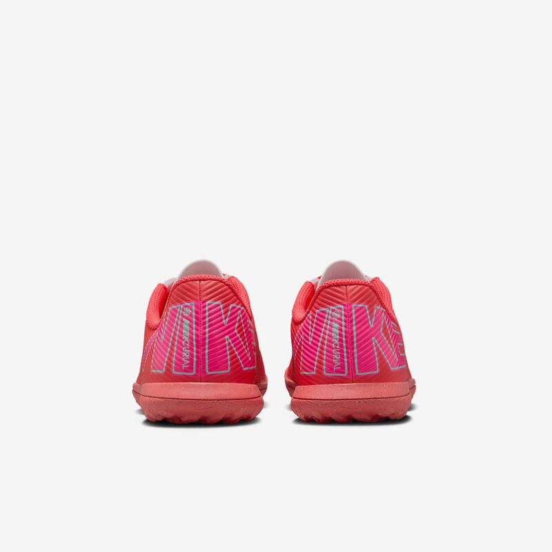 Nike Jr. Mercurial Vapor 16 Club, Brasa Resplandor/Verde Aurora, hi-res