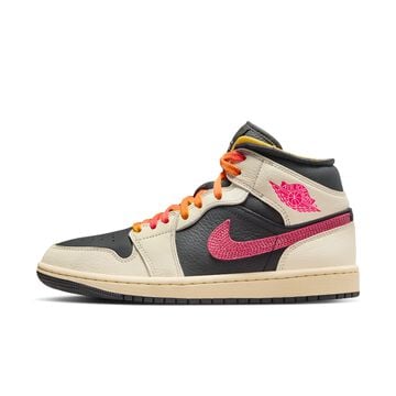 Air Jordan&nbsp;1 Mid SE Edge, Marfil p&aacute;lido/Negro/Muselina/Rosa carrera, hi-res