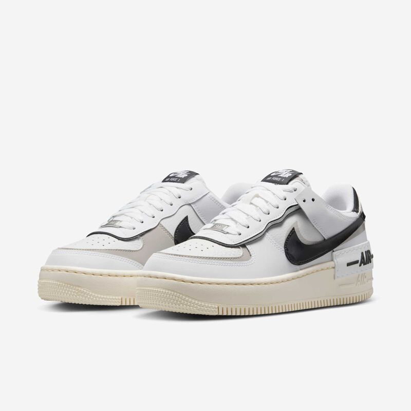Nike Air Force 1 Shadow, Blanco/Gris Universitario/Tinte Platino/Sombrío Apagado, hi-res