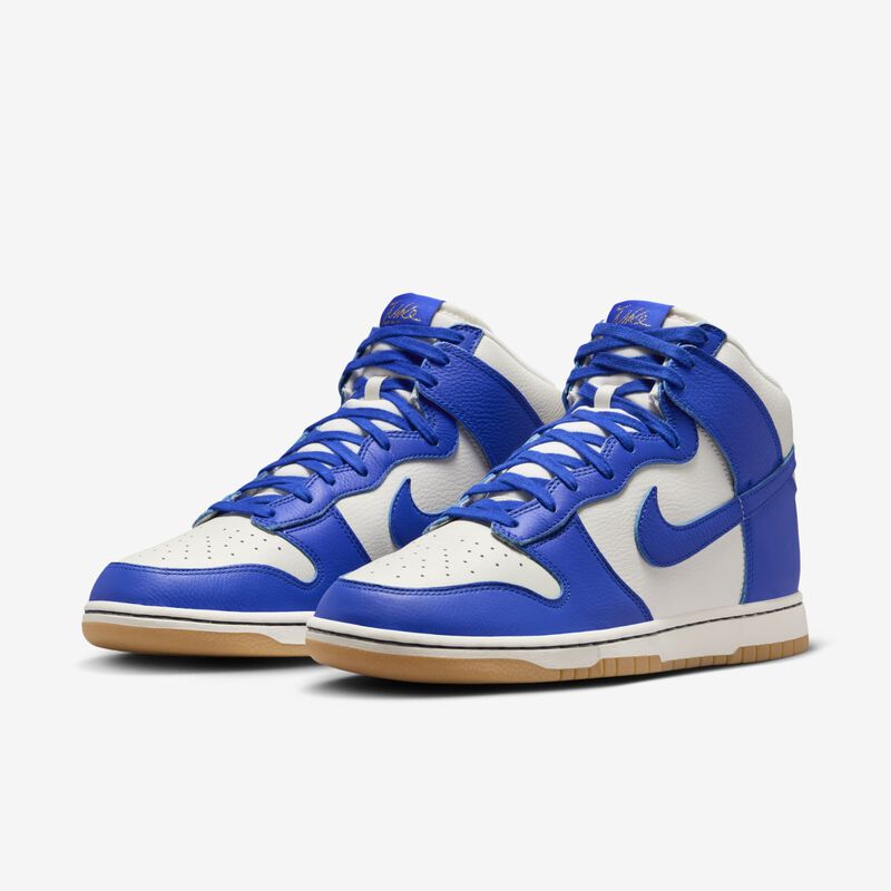 Nike Dunk High Retro SE, Fantasma/Marfil pálido/Amarillo goma/Azul carrera, hi-res
