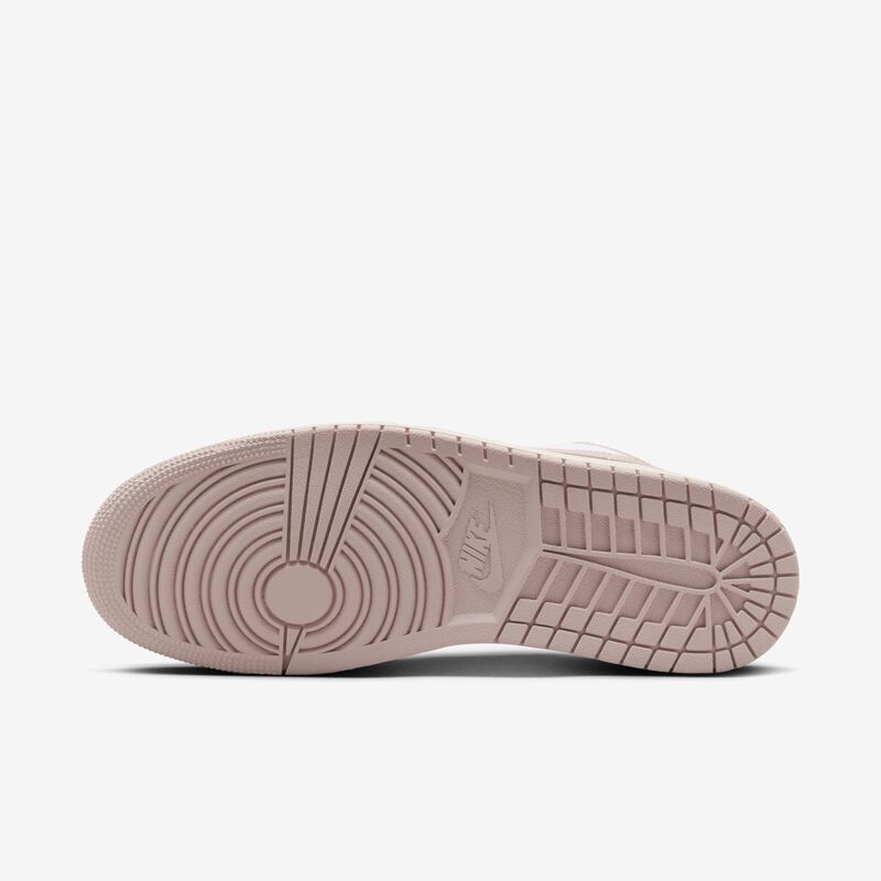 Air Jordan 1 Low, Blanco/Rosa Oxford-Vela, hi-res