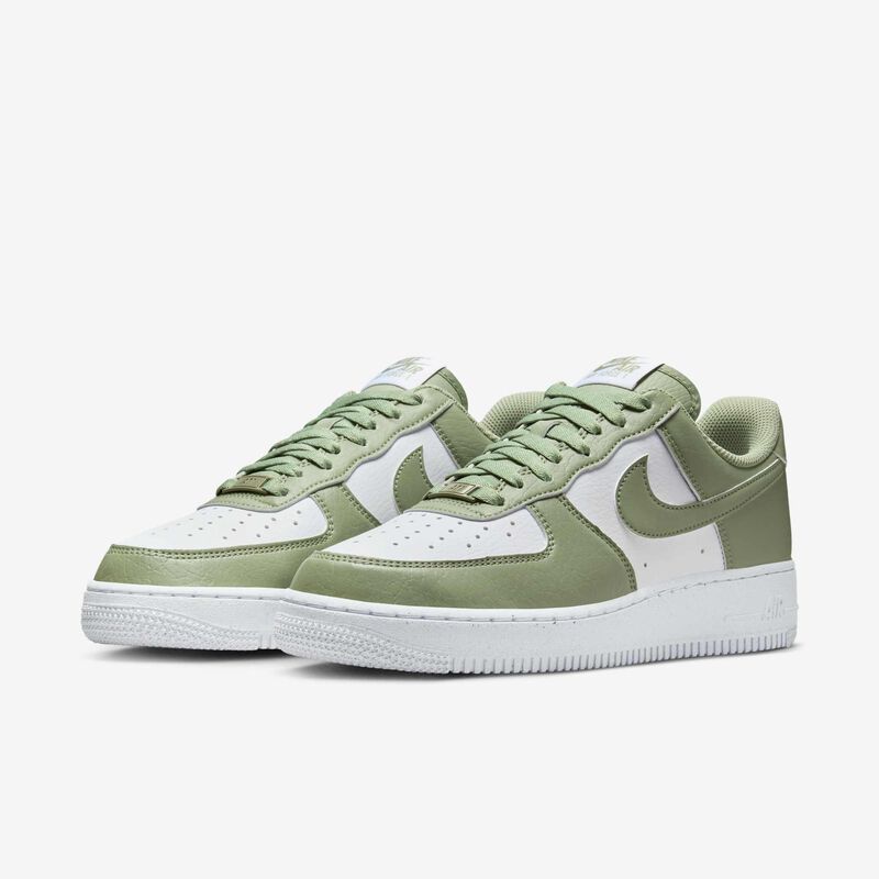 Nike Air Force 1 07 SE, Blanco/Blanco/Verde petróleo, hi-res