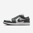 Air Jordan 1 Low, Gris Hierro/Blanco Cumbre, hi-res