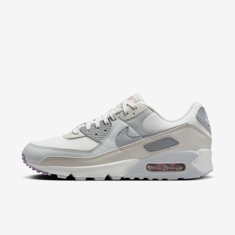 Nike Air Max 90, Blanco Cumbre/Gris Lobo-Rosa Intenso, hi-res