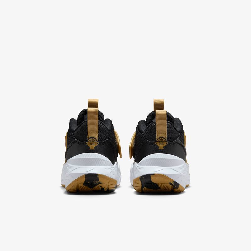 Nike Team Hustle D 12, Negro/Negro-Oro Met&aacute;lico-Blanco, hi-res