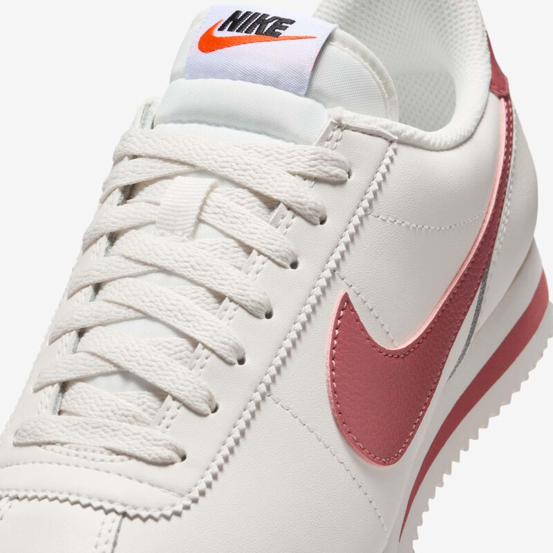 Nike Cortez Leather, Vela/Blanco/Rosa Cañón, hi-res