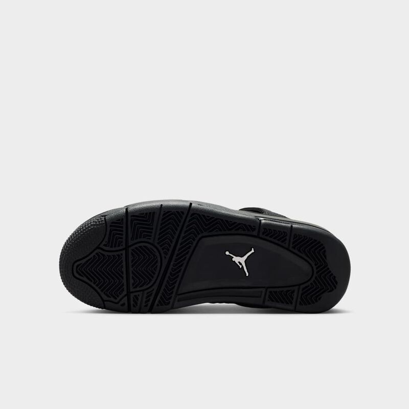 Air Jordan 4 Retro, Negro/Negro-Lit Grafito, hi-res