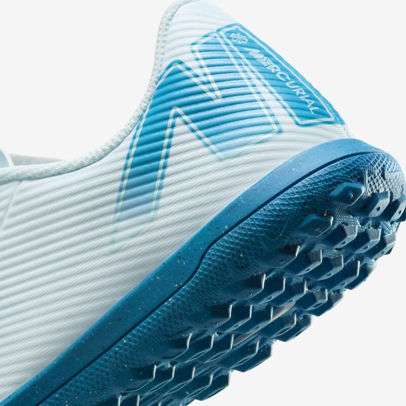 Nike Jr. Mercurial Vapor 16 Club, Blanco/Blanco/Gris Neutro/Verde Oxidado, hi-res