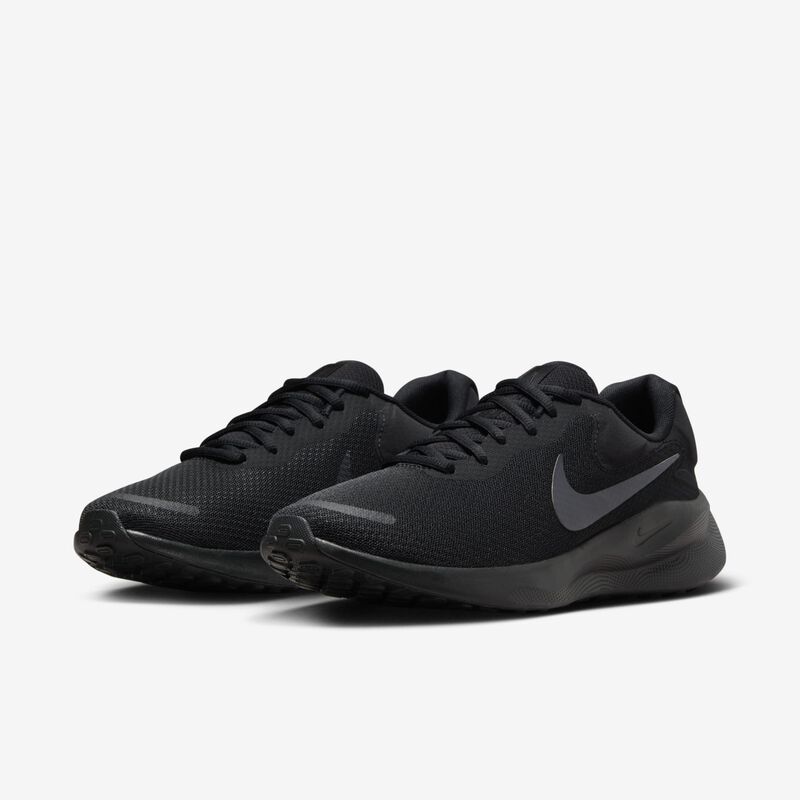 Nike Revolution 7, Negro/Sombrío Apagado, hi-res