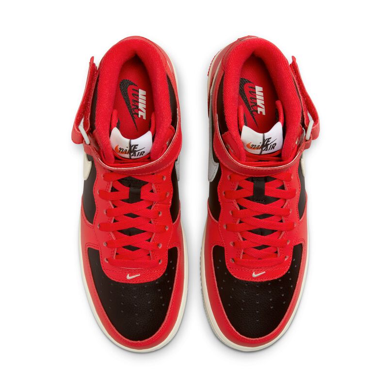 Nike Air Force 1 Mid '07 LV8, Negro/Leche de Coco-Plata Clara, hi-res
