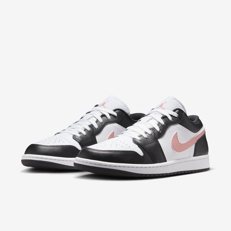 Air Jordan 1 Low, Blanco/Negro/Rosa Óxido, hi-res