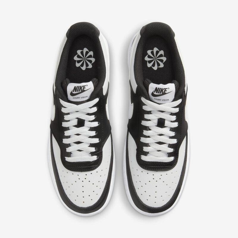 Nike Court Vision Low Next Nature, Negro/Blanco, hi-res