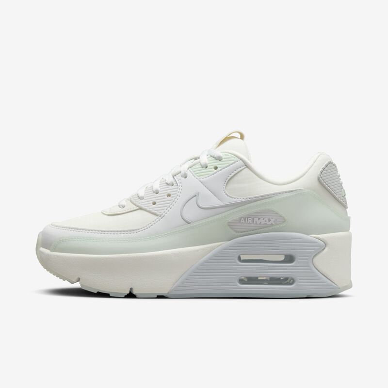 Nike Air Max 90 LV8, Vela/Blanco Cumbre/Polvo Fotón/Verde Ligero, hi-res