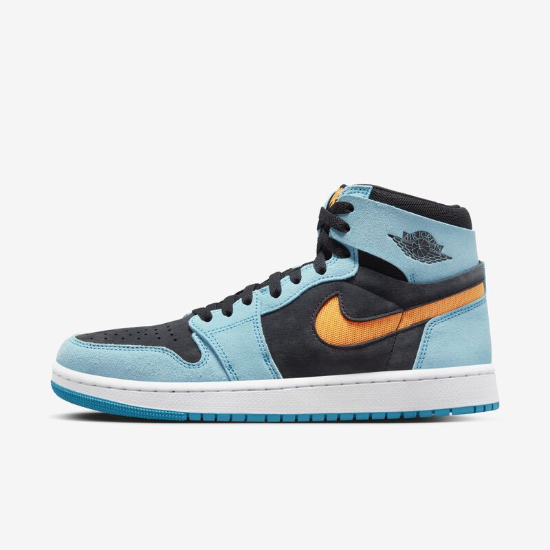 Air Jordan 1 Zoom Comfort 2, Aqua blanqueado/Negro/Blanco/Cítricos luminosos, hi-res