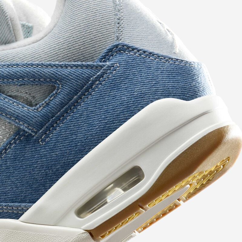 Air Jordan 4 Retro "Worn Blue", Vela/Marrón claro goma/Azul gastado/Vela, hi-res