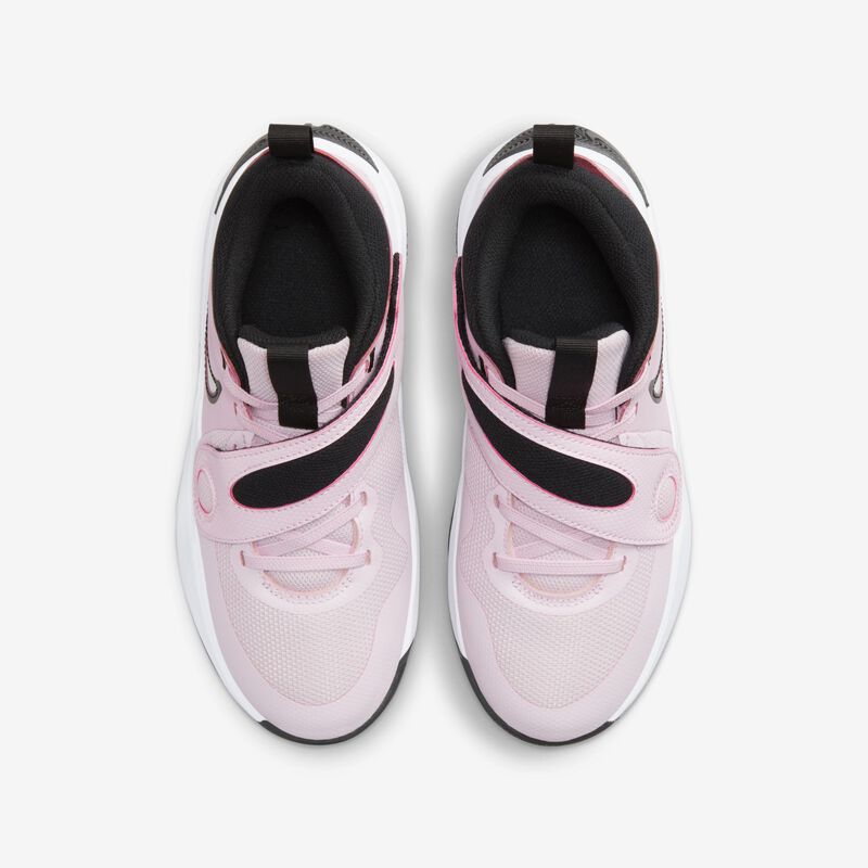 Nike Team Hustle D 11, Espuma rosa/Blanco/Negro/Blanco cumbre, hi-res