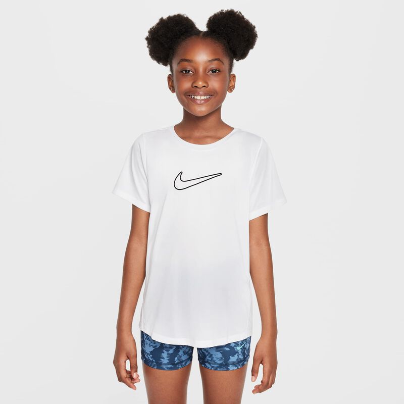 Nike One Fitted, Blanco/Negro, hi-res