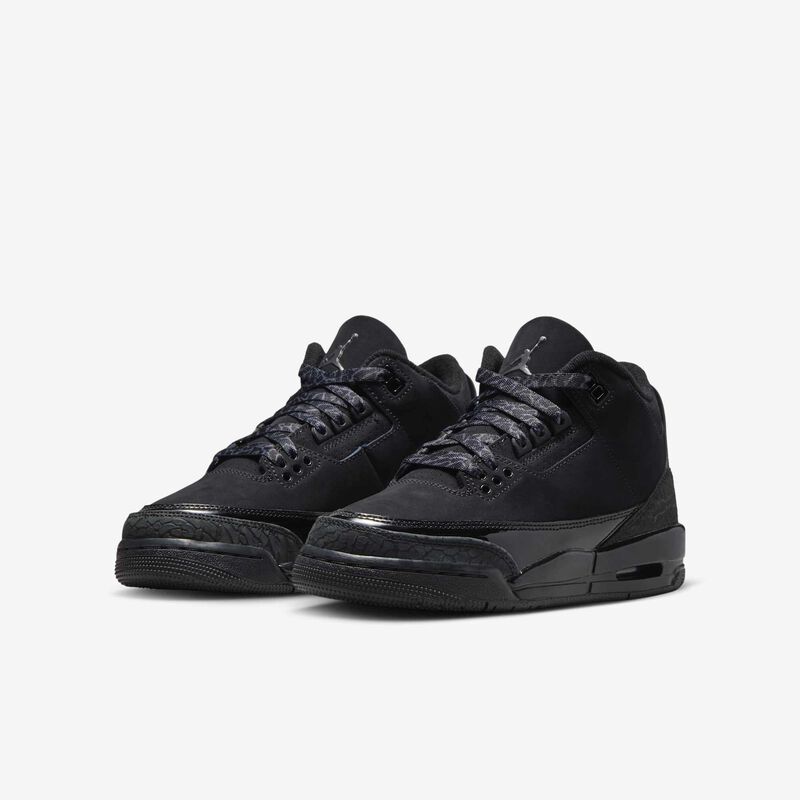 Air Jordan 3 Retro "Black Cat", Negro/Blanco/Carbón Oscuro, hi-res