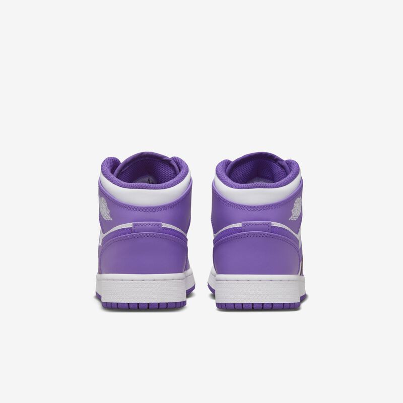 Air Jordan 1 Mid, Veneno púrpura/Blanco, hi-res