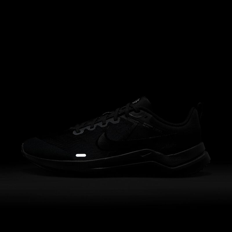 Nike Downshifter 12, Negro/Gris partícula/Gris ahumado oscuro, hi-res