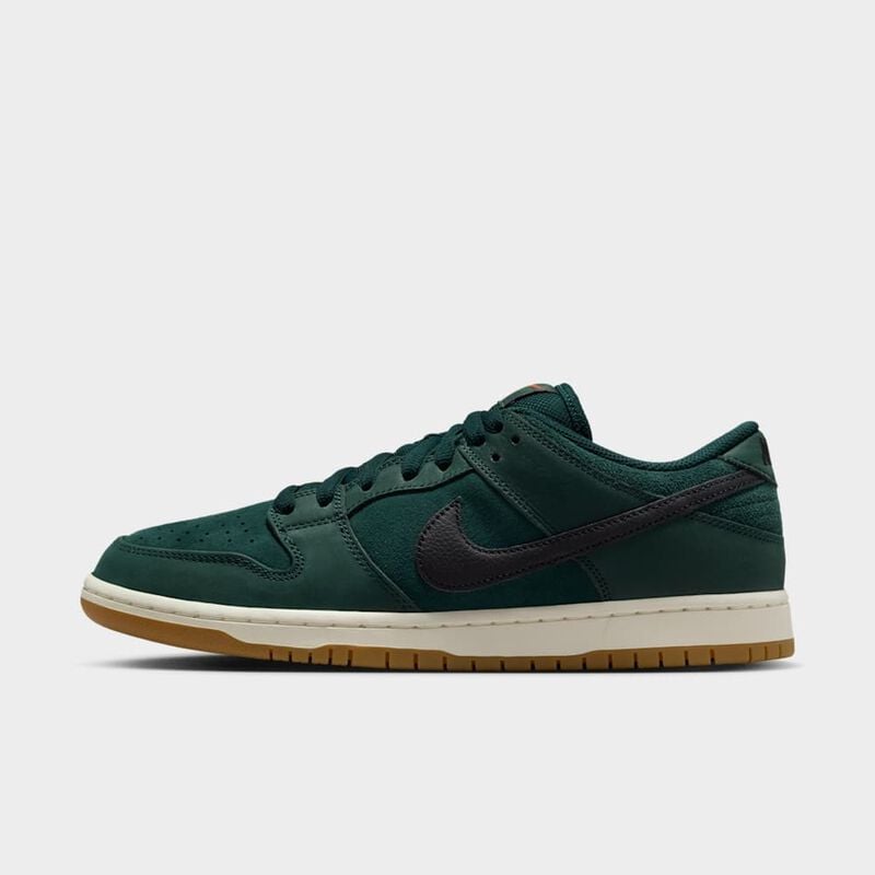 Nike SB Dunk Low Pro, Abeto Profundo/Negro-Abeto-Vela-Marr&oacute;n Goma Claro-Seguro Naranja, hi-res