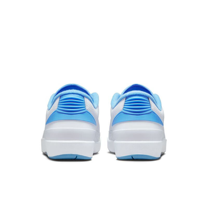 Air Jordan 2 Retro Low, Blanco/Gris cemento/Azul universitario, hi-res