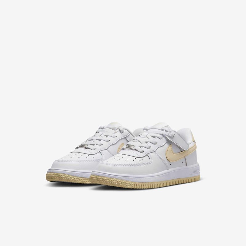 Nike Force 1 Low EasyOn, Blanco/Blanco/Caqui Claro, hi-res