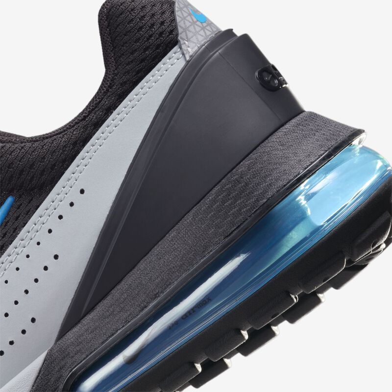 Nike Air Max Pulse, Negro/Azul láser-Gris humo, hi-res