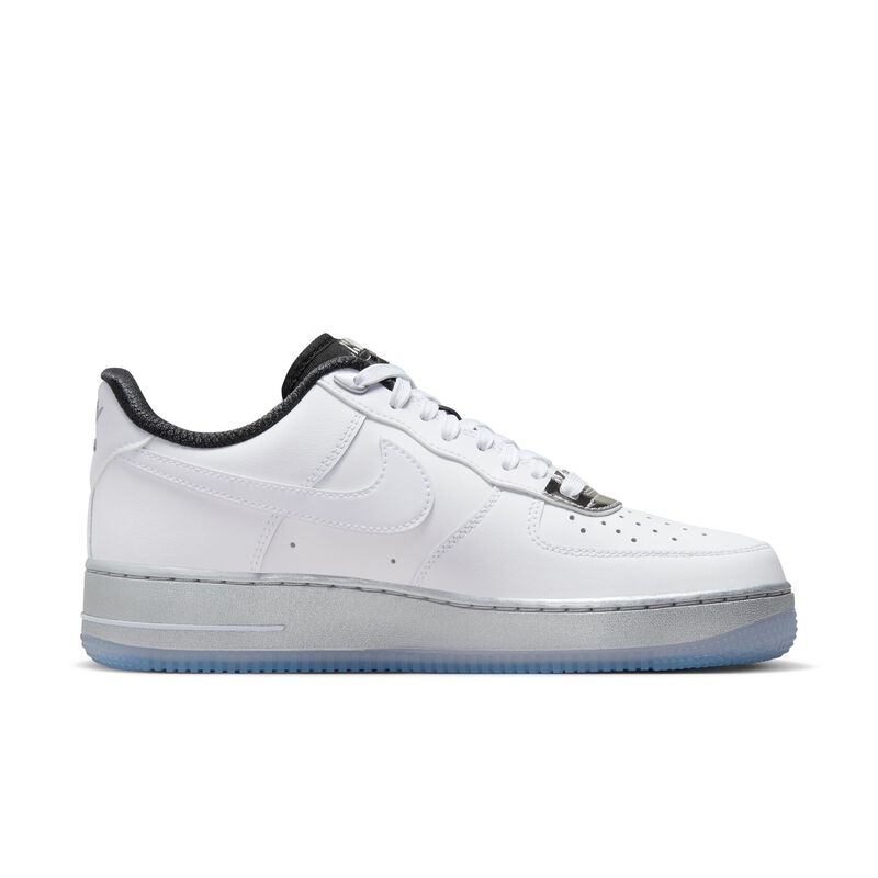 Nike Air Force 1 '07 SE, Blanco/Plata metalizado/Negro/Blanco, hi-res