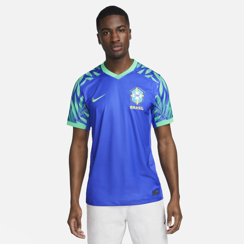 Brasil visitante 2023 Stadium, Azul extraordinario/Verde chispa/Verde chispa, hi-res