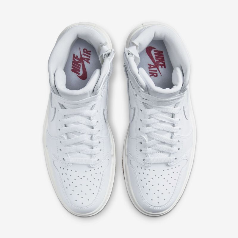 Air Jordan 1 Elevate High SE, Blanco/Vela/Marrón claro goma/Blanco, hi-res