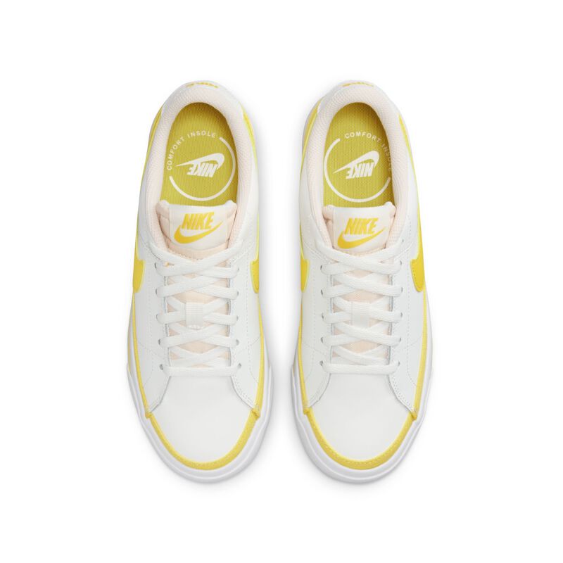 Nike Court Legacy, Blanco Cumbre/Blanco/Opti Amarillo, hi-res