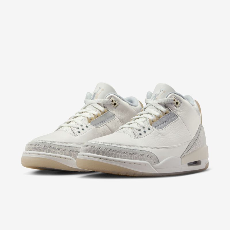 Air Jordan 3 Retro Craft ""Ivory"", Marfil/Crema/Niebla gris, hi-res