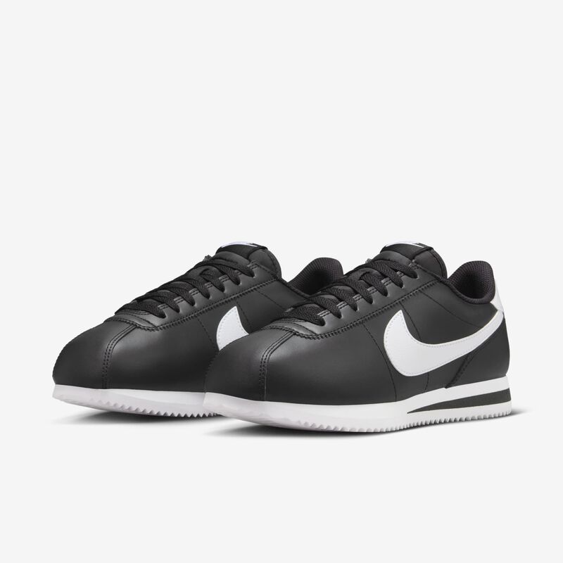 Nike Cortez Leather, Negro/Blanco, hi-res