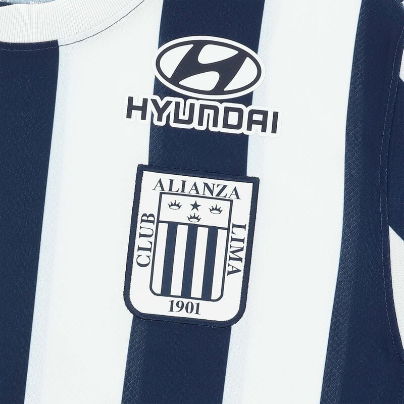 Nike Camiseta Hombre Alianza Lima 2026 Local, Blanco/Azul Marino Medianoche/(Rojo Chile), hi-res