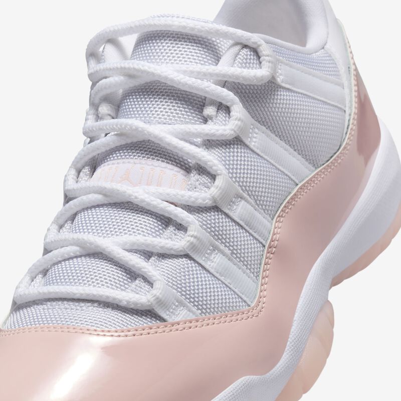 Air Jordan 11 Retro Low, Blanco/Rosa Leyenda, hi-res